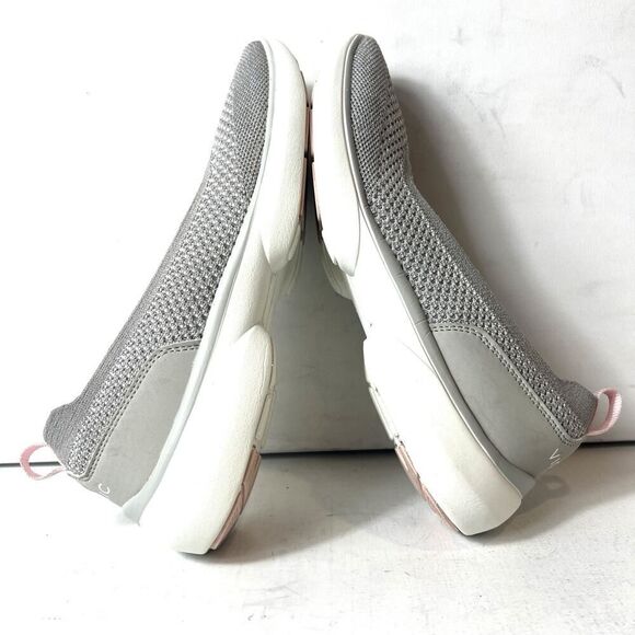 Vionic Womens 6 Slip On Knit Gray Glitter Comfort Casual Rubber Sole Shoe KALLIE - Picture 4 of 9